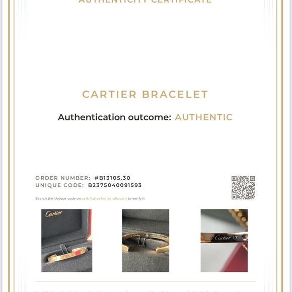 Rare Cartier love cuff with pink sapphire - Picture 3 of 5